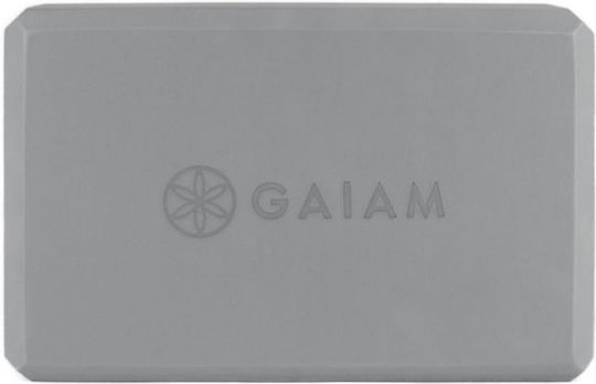 Gaiam Yoga Foam Cube Yoga Block in Gray Color
