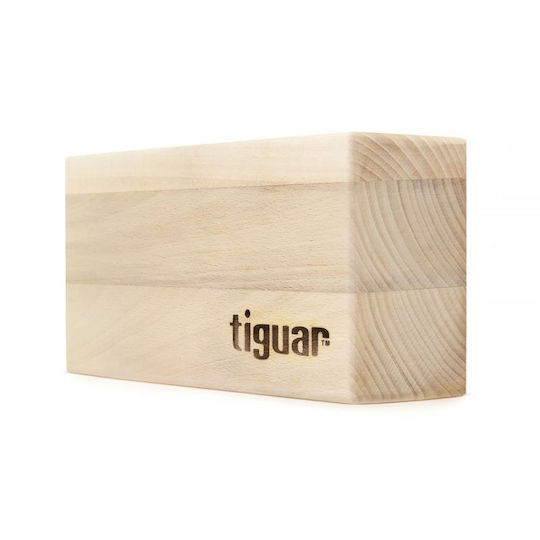 Tiguar Bloc de yoga Lemn în culoarea Maro