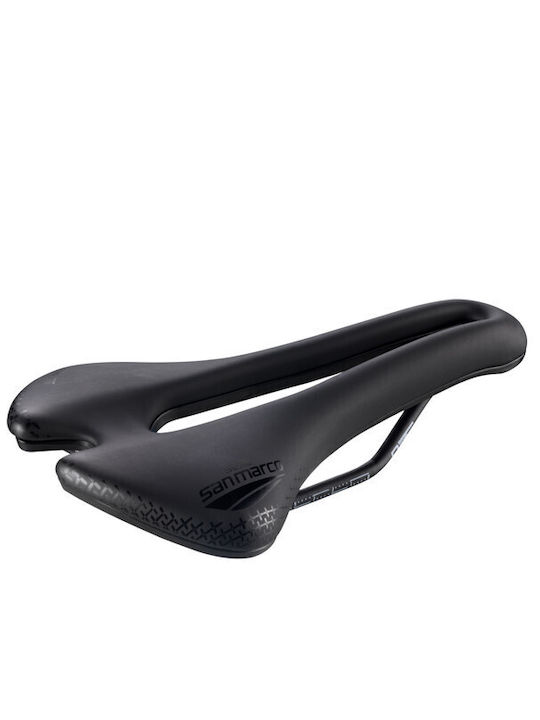 San Marco Aspide Short Open-fit Comfort Dynamic Wide Σέλα Ποδηλάτου Μαύρη 250 x 155 mm