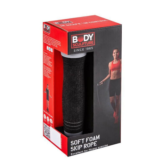 Body Sculpture Corzi de sărit de Fitness 2.75m Negru cu Lungime Reglabilă