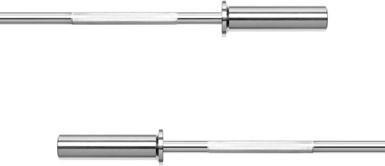 MDS Μπάρα Άρσης Βαρών Ολυμπιακού Τύπου 120cm 9kg Ίσια Μπάρα Ολυμπιακού Τύπου Φ50 9kg Μήκους 120cm χωρίς Κολάρα