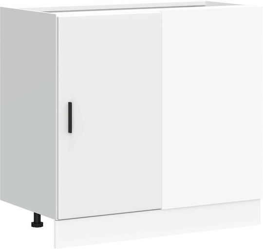 Dulap pentru Chiuvetă Alb 80x46x81.5buc