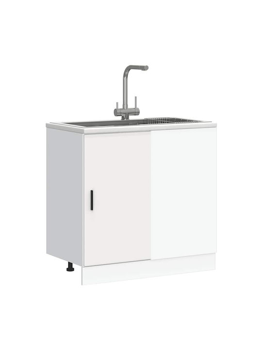 Шкаф за Мивка Бял 80x46x81.5бр