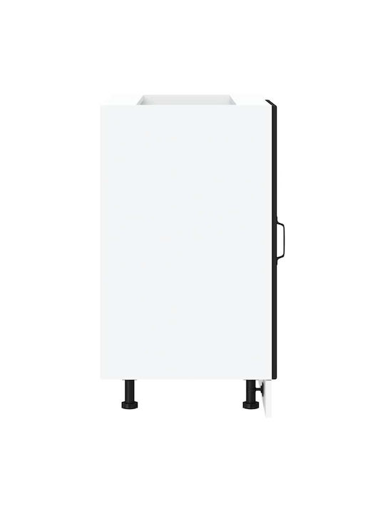 Dulap pentru Chiuvetă Negru 80x46x81.5buc