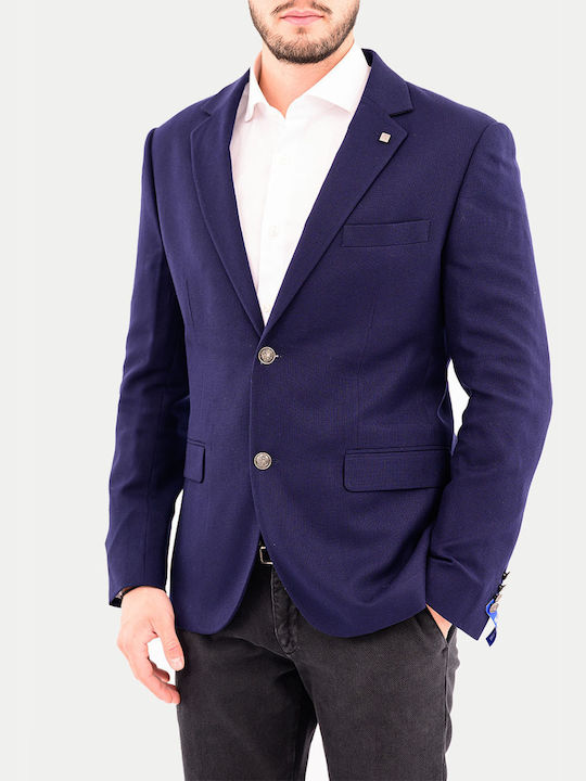Leonardo Uomo Ανδρικό Σακάκι Blue