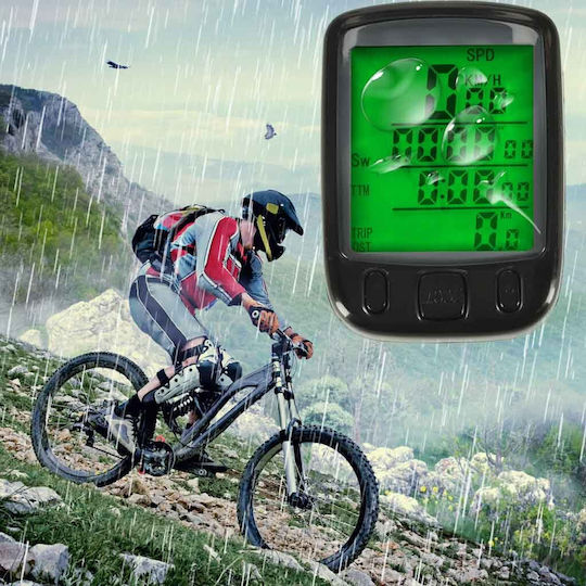 Waterproof Wired Bicycle Computer 25 In1