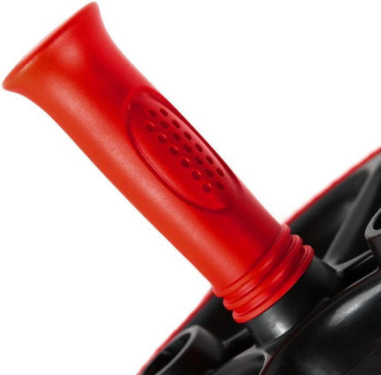 Body Sculpture Plus ΒΒ-704 BB-704 Abdominal Wheel Red with Anti-Slip Handles