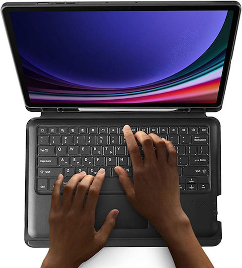Dux Ducis Dk Series Flip Cover με Πληκτρολόγιο Μαύρη (Galaxy Tab S10+)