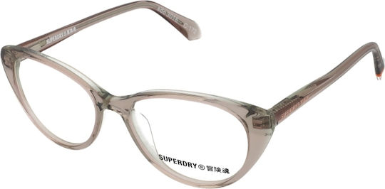 Superdry Rame Ochelari Pentru Femei Acetat Transparent Ochi De Pisică SDO 3016 172