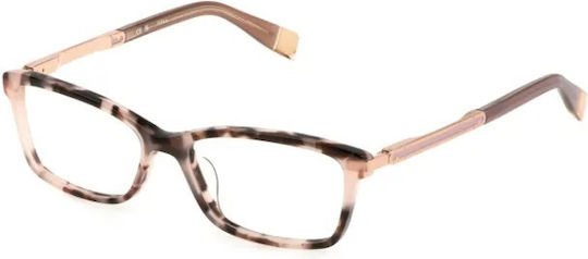 Plastic Eyeglass Frame Brown VFU669 0AGK