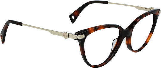 Lanvin Γυναικείος Σκελετός Γυαλιών Cat Eye Καφέ LNV2614-214