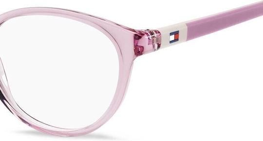 Tommy Hilfiger Damen Acetat Brillengestell Rosa TH2124 35J