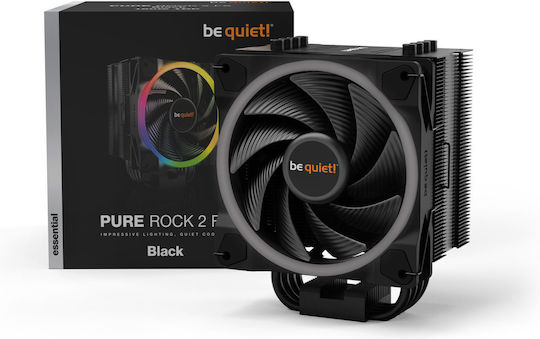 Be Quiet Pure Rock 2 FX Ψύκτρα Επεξεργαστή για Socket AM4/AM5/1200/115x/1700 με ARGB Φωτισμό