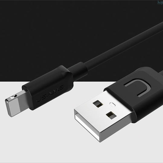 Usams SJ097 USB-A to Lightning Cable Black 1m (IPUSBXD01)