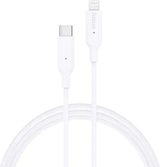 HAMA USB-C to Lightning Cable 10W Λευκό 1m (00201598)