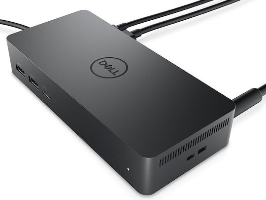 Dell UD22 Dock Docking Station with HDMI/DisplayPort 4K PD Ethernet and Support for 2 Monitors Black