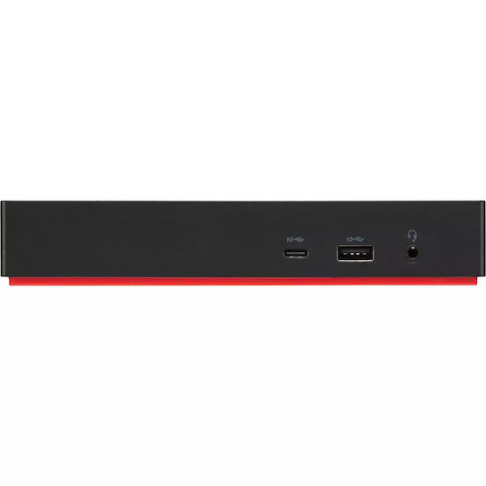 Lenovo ThinkPad Universal 90W USB-C Docking Station with HDMI/DisplayPort 4K PD Ethernet and Support for 3 Monitors Black