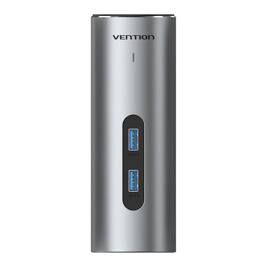 Vention USB-C Docking Station με HDMI 4K PD Ethernet και συνδεση 2 Οθονών Γκρι (TPJH0-EU)