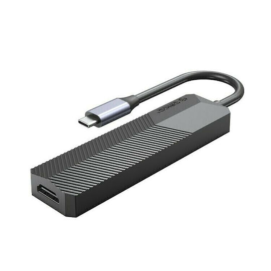 Orico MDK-5P USB-C Докинг станция с HDMI 4K Сив