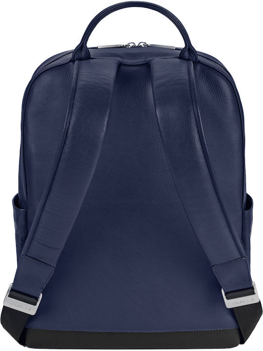 Moleskine Classic Leather Τσάντα Πλάτης για Laptop 15" σε Μπλε χρώμα