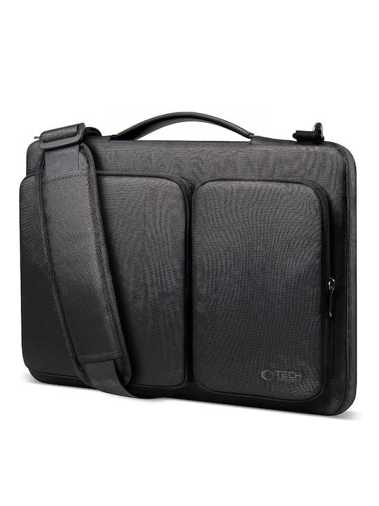 Tech-Protect Defender Τσάντα Ώμου / Χειρός για Laptop 14" σε Μαύρο χρώμα