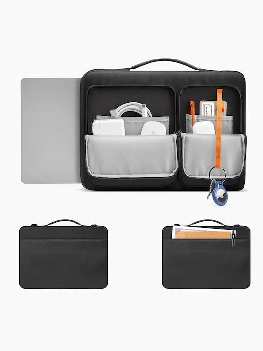 Tech-Protect Defender Τσάντα Ώμου / Χειρός για Laptop 14" σε Μαύρο χρώμα