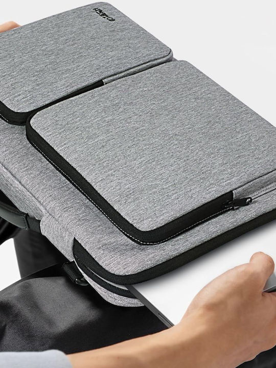 Tech-Protect Defender Τσάντα Ώμου / Χειρός για Laptop 13" Crayon Grey