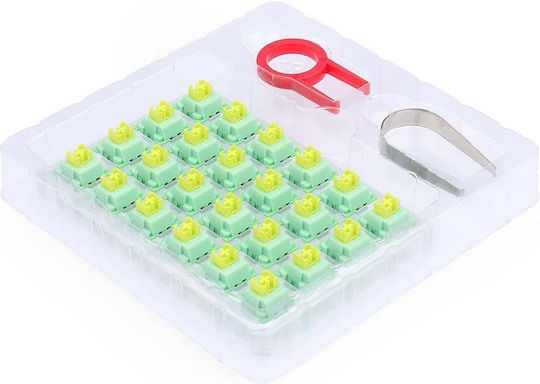 Redragon A113 Comutatoare Pentru Tastatură Întrerupătoare Mecanice Tactile Bullet-QT Lime-Soft