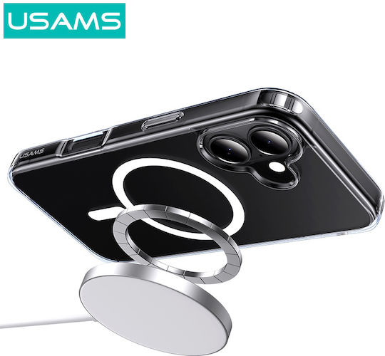 Usams USB 2.0 Cable USB-C male - USB-C 18W Μαύρο 1m SJ732USB01