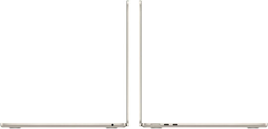 Apple MacBook Air 13" (2024) 13.6" Retina Display (M3-8-Core/16GB/256GB SSD) Starlight (GR Keyboard)