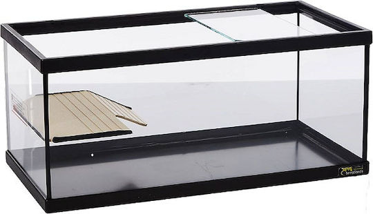 Aquatlantis Tortum Ενυδρείο Ερπετών Μαύρο 40x20x18cm