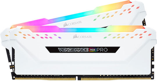 Corsair Vengeance RGB Pro 16GB DDR4 RAM με 2 Modules (2x8GB) και Ταχύτητα 3200 για Desktop