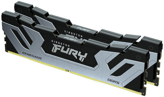 Kingston Fury Renegade Silver DDR5 με Module 1x24GB και Ταχύτητα 8400 για Desktop