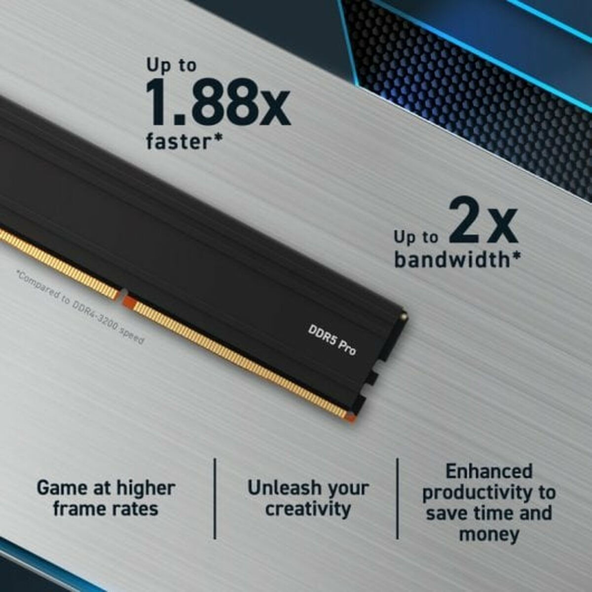 Crucial 64GB DDR5 RAM cu 2 module (2x32GB) și Viteză 5600 pentru