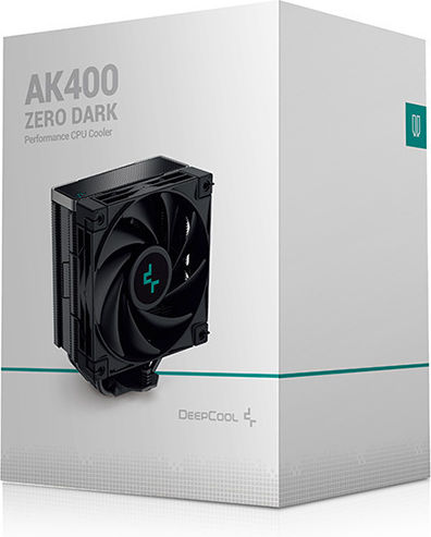 Deepcool AK400 Zero Dark Ψύκτρα Επεξεργαστή για Socket AM4/AM5/1200/115x/1700