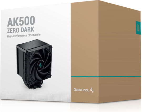 Deepcool AK500 Zero Dark Ψύκτρα Επεξεργαστή για Socket AM4/AM5/1200/115x/1700