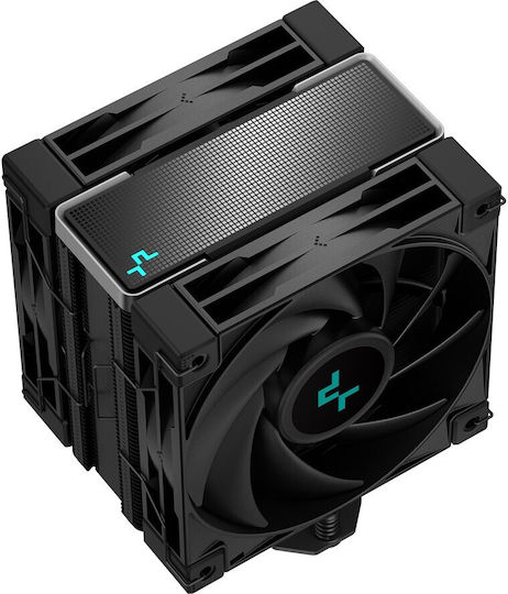 Deepcool AK400 Zero Dark Plus Ψύκτρα Επεξεργαστή για Socket AM4/AM5/1200/115x/1700