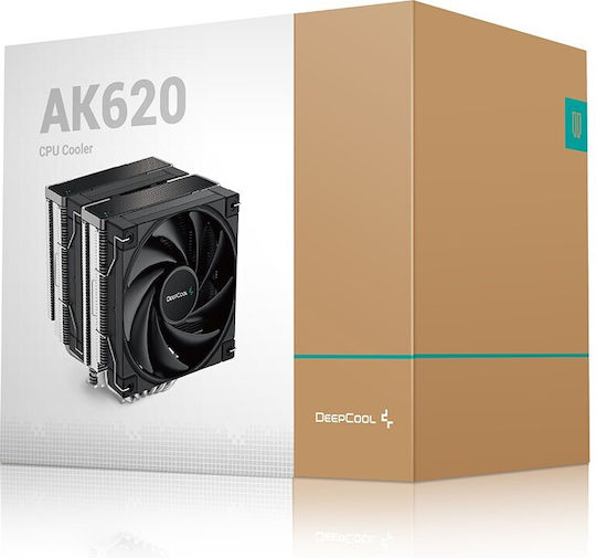Deepcool AK620 CPU Cooler Dual Fan for Socket AM4/AM5/1200/115x/1700