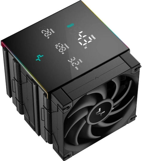 Deepcool AK620 Digital PRO Ψύκτρα Επεξεργαστή Διπλού Ανεμιστήρα για Socket AM4/AM5/1200/115x/1700 με ARGB Φωτισμό