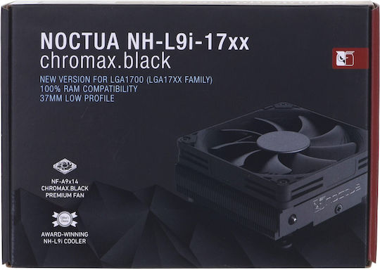 Noctua NF-L9i-17xx chromax.black CPU Cooler For Socket 1700/1851