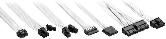 Sharkoon Rebel P20 850W Weiß Computer-Netzteil Vollständig modular