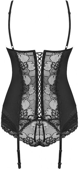 Obsessive Corset Sexy Κορσές Μαύρος