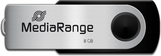 MediaRange 8GB USB 2.0 Stick Black