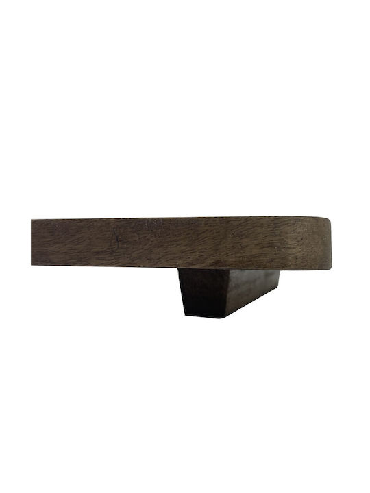 Nakaro Wood Πλατώ Σερβιρίσματος Ξύλινο Καρυδί 80x40x5εκ.