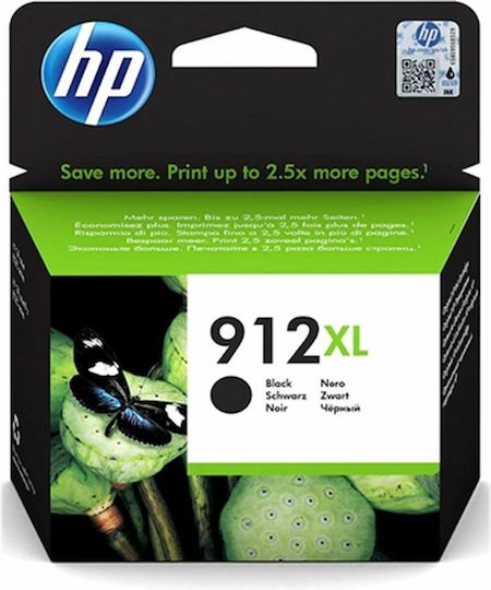 HP 912XL Original InkJet Printer Ink Black (3YL84AE)