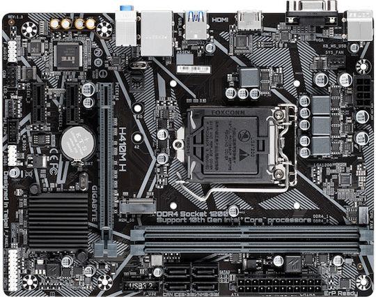 Gigabyte H410M H V2 rev. 1.0 Mainboard Micro ATX mit Intel 1200 Sockel