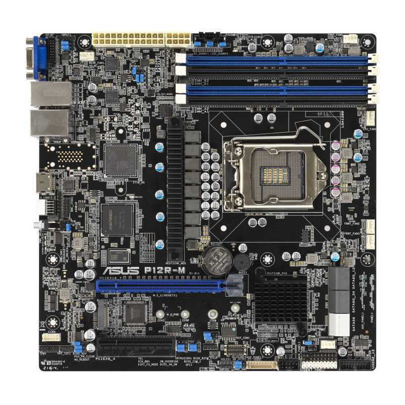 Asus P12R-M Motherboard Micro ATX με Intel 1200 Socket 90SB09X0-M1UAY0