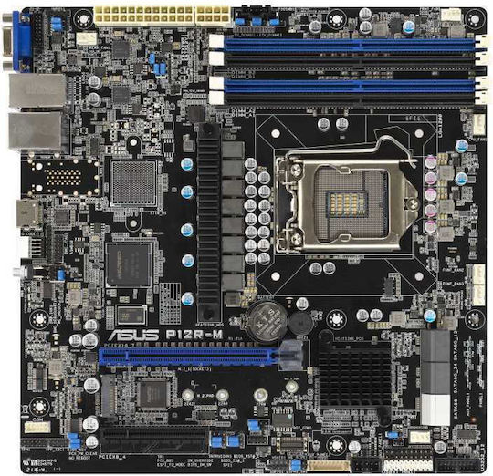 Asus P12R-M Motherboard Micro ATX με Intel 1200 Socket 90SB09X0-M1UAY0
