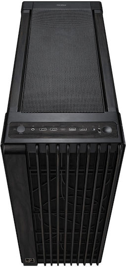Asus ProArt PA602 Gaming Middle Tower Carcasă Calculator cu Fereastră Laterală Wood Edition