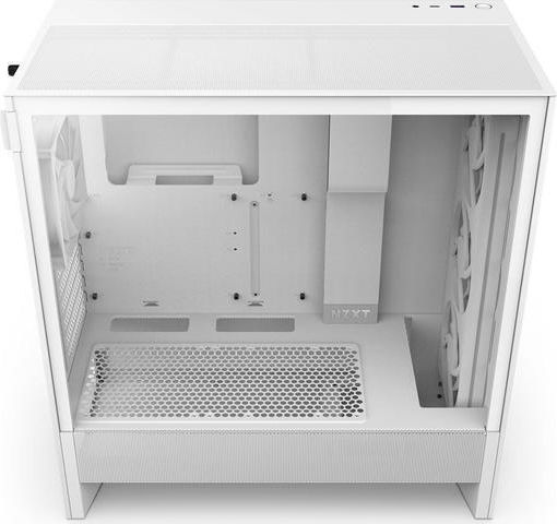 NZXT H5 Flow RGB Gaming Midi Tower Κουτί Υπολογιστή Λευκό